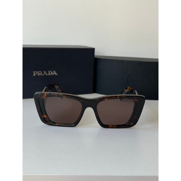 NEW Prada PR08YS Sunglasses in Havana Brown - Picture 5 of 6